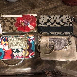 Coach wristlets